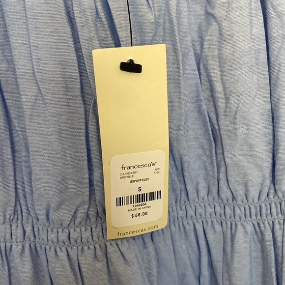 Francesca’s Collection Baby Blue Dress - Picture 5 of 8